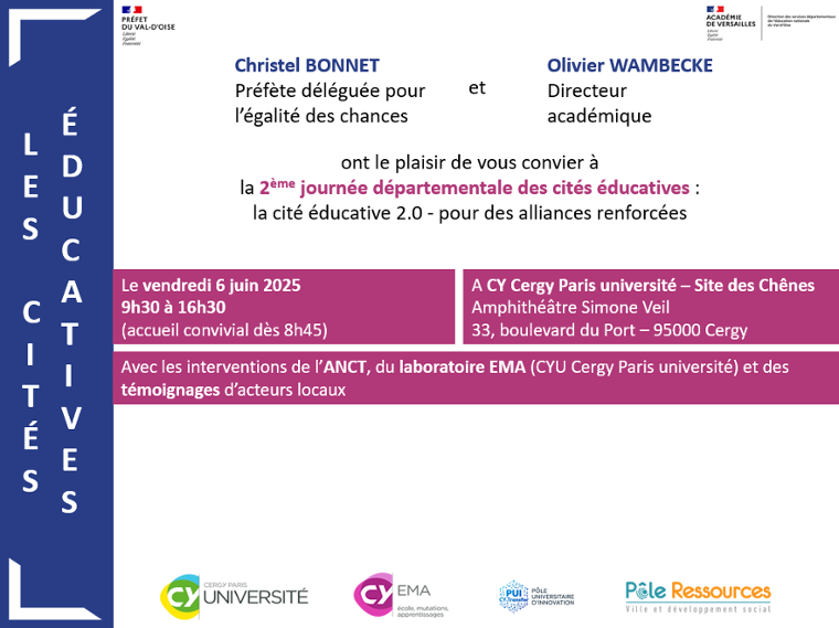 Journée des cités éducatives du Val d'Oise