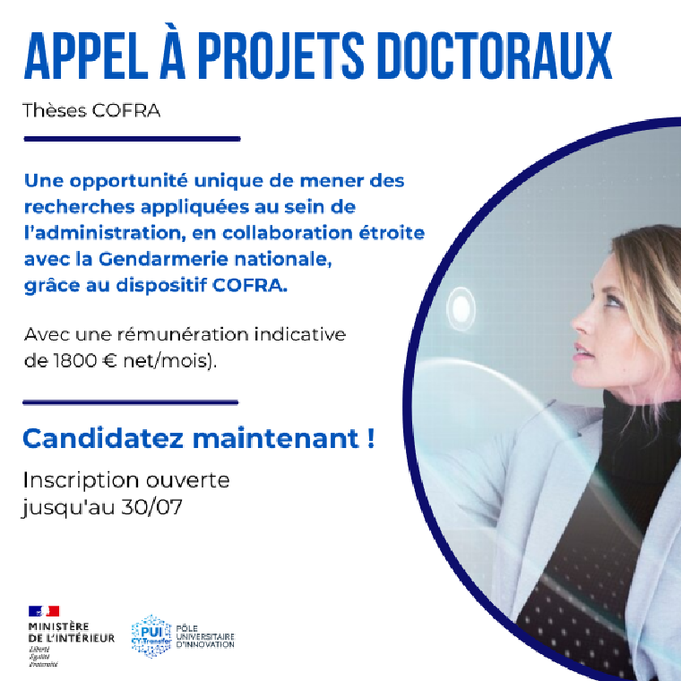 Appel à projets doctoraux – COFRA