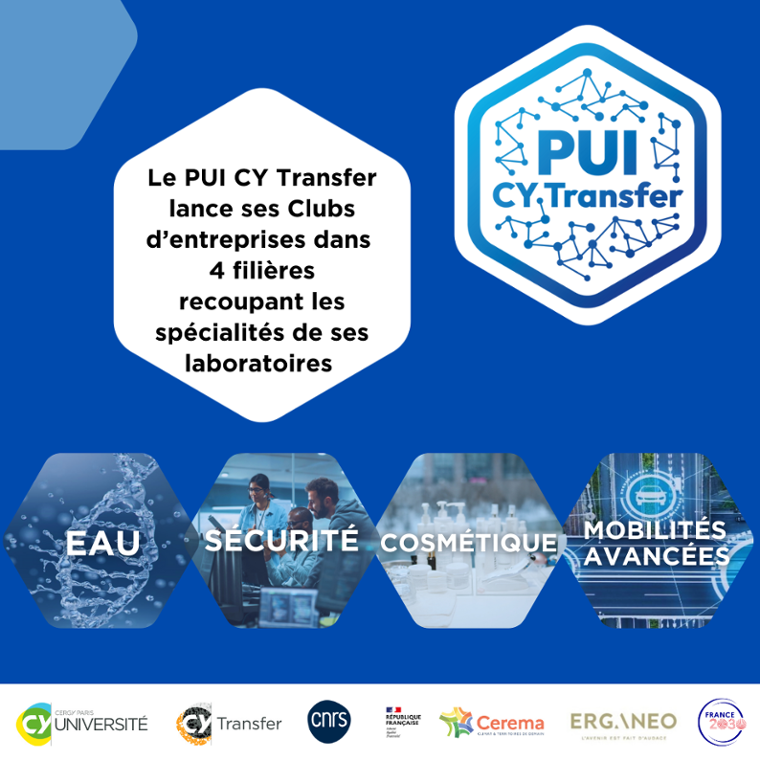 Le PUI CY Transfer lance ses Clubs d’entreprises dans 4 filières