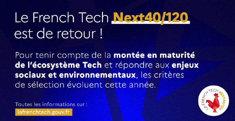 CNRS Innovation | Appel à candidatures French Tech Next40/120 promotion 2024