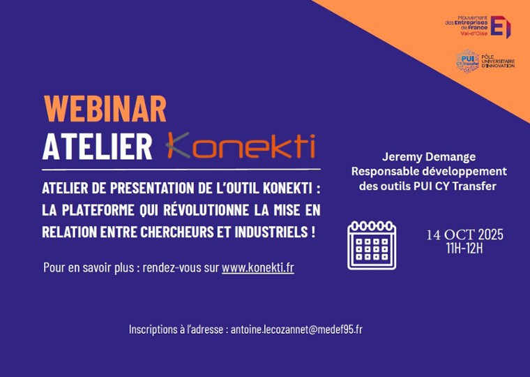 Webinaire – Atelier konekti pour les entreprises membres du MEDEF 95