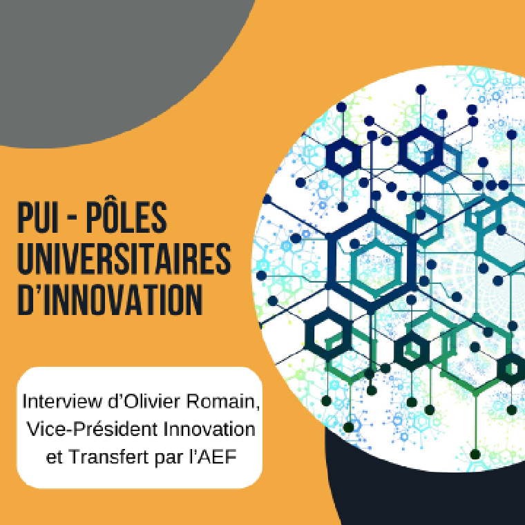 PUI - Interview d’Olivier Romain, Vice-Président Innovation et Transfert de CYU par l’AEF