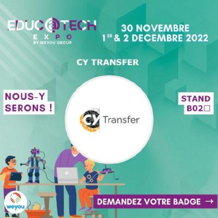 CY Transfer au salon Educ@Tech 2022