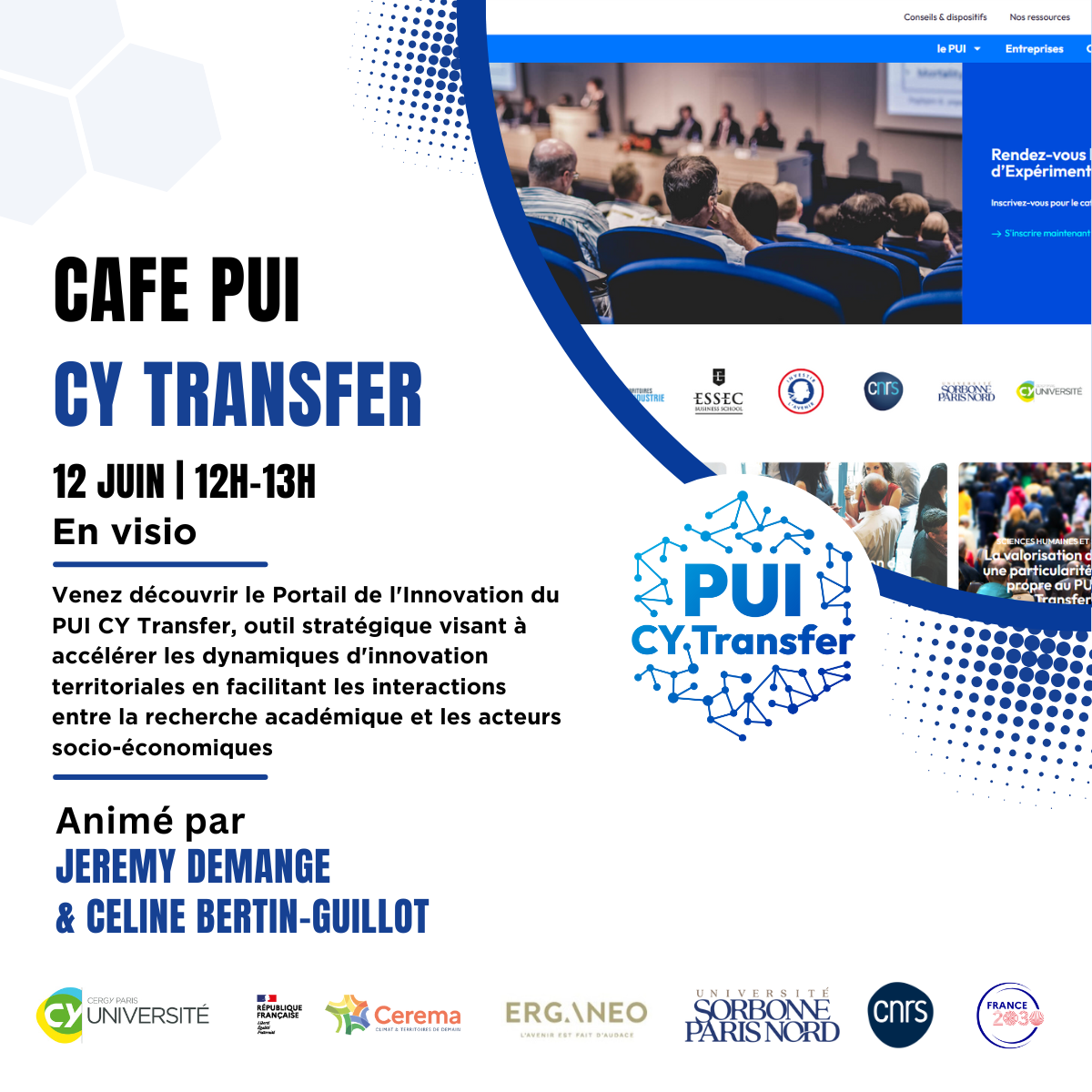 Café PUI Portail de l'innoation du PUI CY Transfer